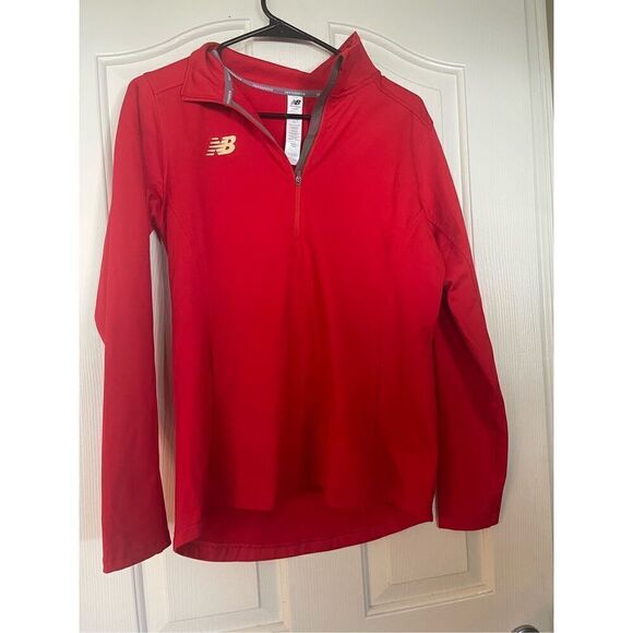 NWT New Balance Women's Half Zip High Neck Activewear Top Sweatshirt Size M - Picture 13 of 14